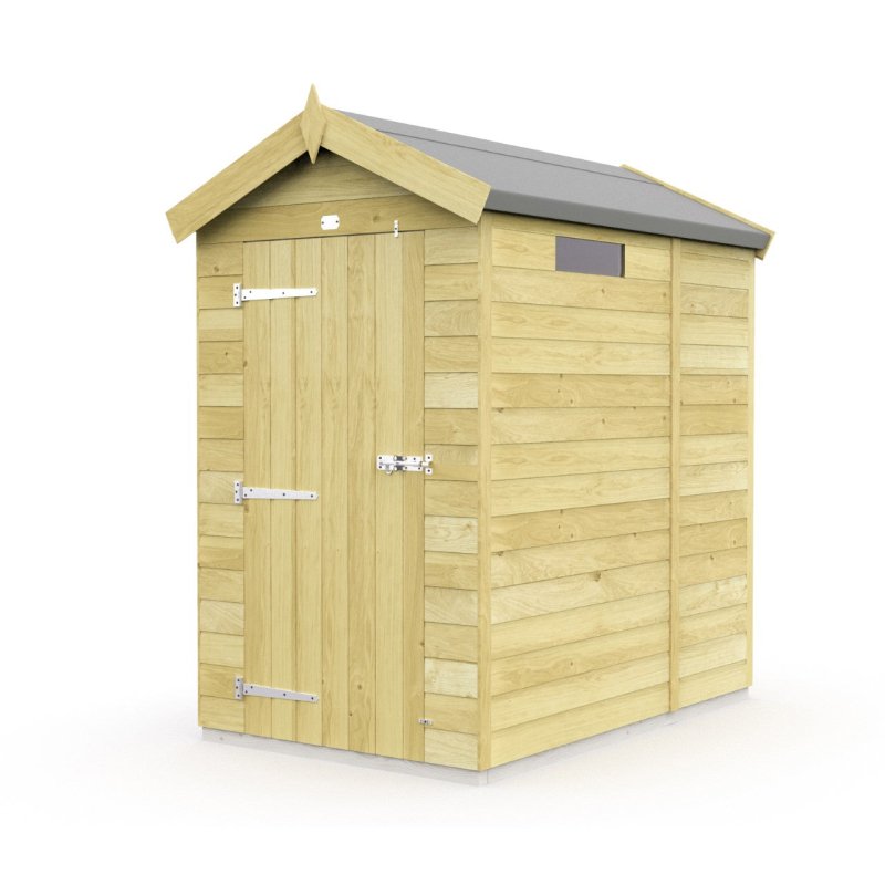 Flat Packed Apex Security Shed 4x5 - Willow Woodhouse