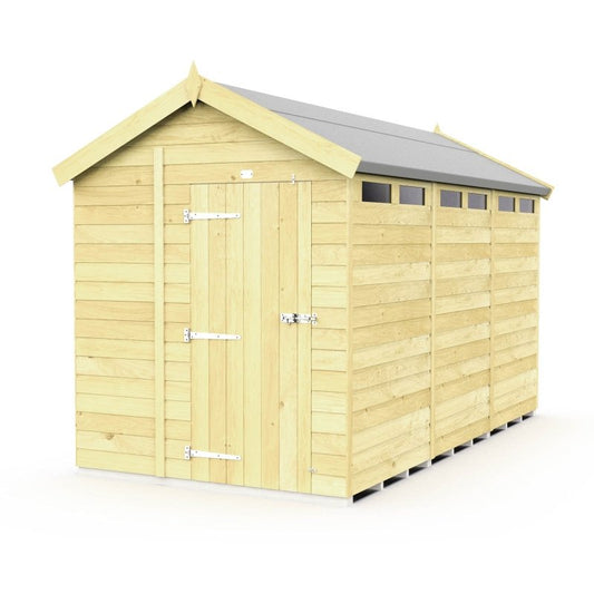 Flat Packed Apex Security Shed 6x12 - Willow Woodhouse