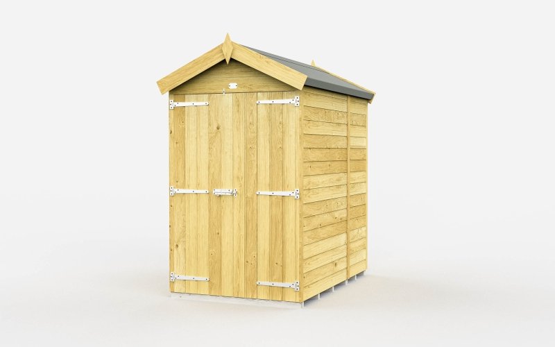 Flat Packed Apex Shed 4x5 - Willow Woodhouse