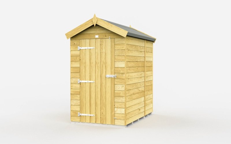 Flat Packed Apex Shed 4x5 - Willow Woodhouse