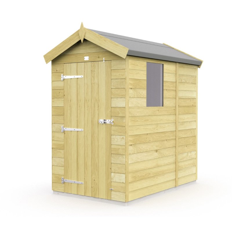 Flat Packed Apex Shed 4x5 - Willow Woodhouse