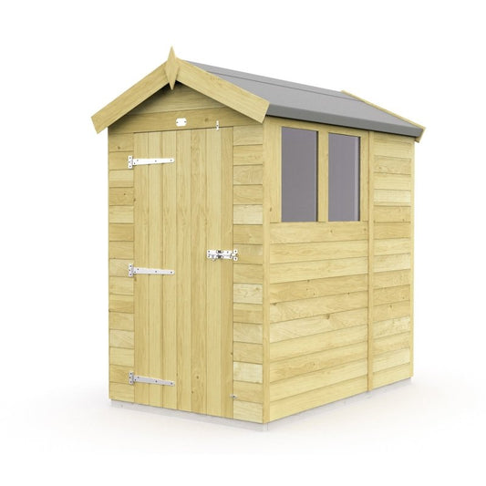 Flat Packed Apex Shed 4x6 - Willow Woodhouse