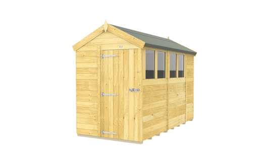 Flat Packed Apex Shed 5x10 - Willow Woodhouse