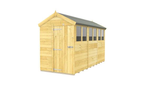 Flat Packed Apex Shed 5x12 - Willow Woodhouse