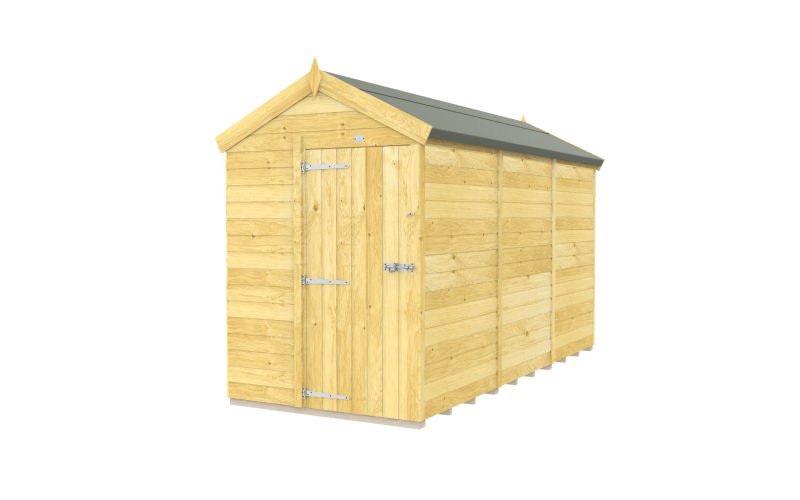 Flat Packed Apex Shed 5x12 - Willow Woodhouse