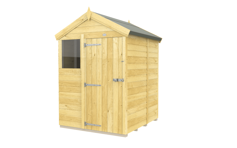 Flat Packed Apex Shed 5x5 - Willow Woodhouse