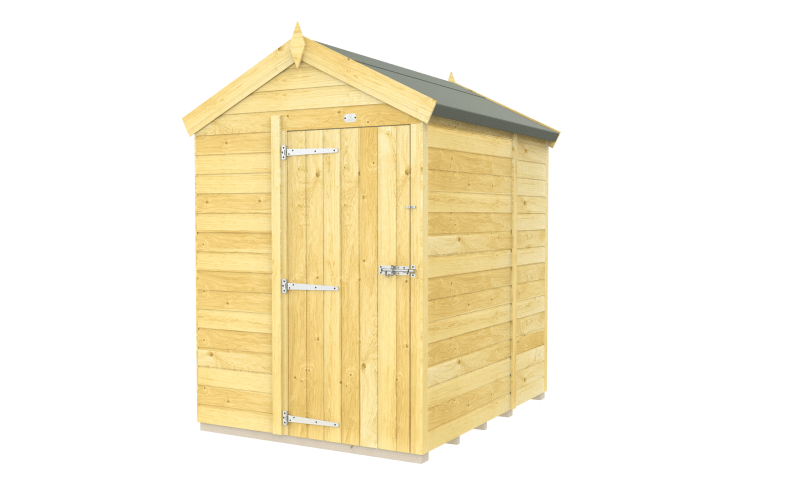 Flat Packed Apex Shed 5x6 - Willow Woodhouse