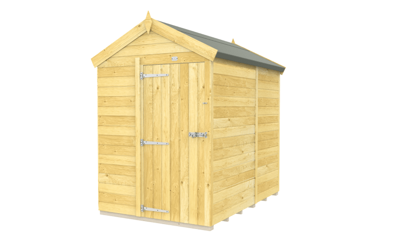 Flat Packed Apex Shed 5x7 - Willow Woodhouse