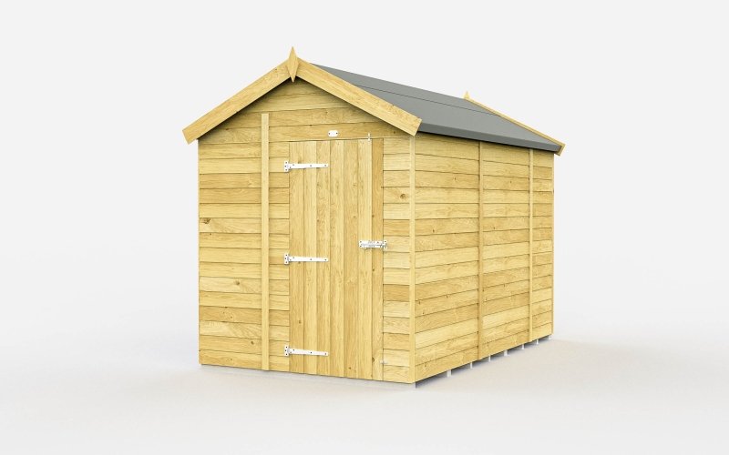 Flat Packed Apex Shed 6x10 - Willow Woodhouse