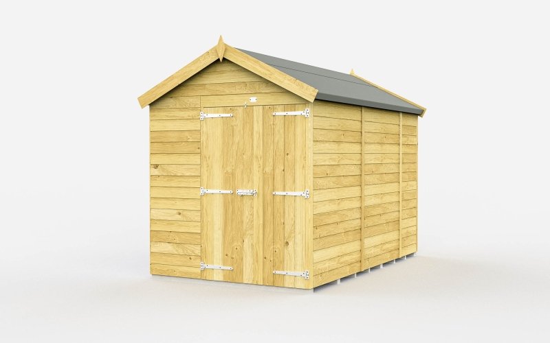 Flat Packed Apex Shed 6x10 - Willow Woodhouse