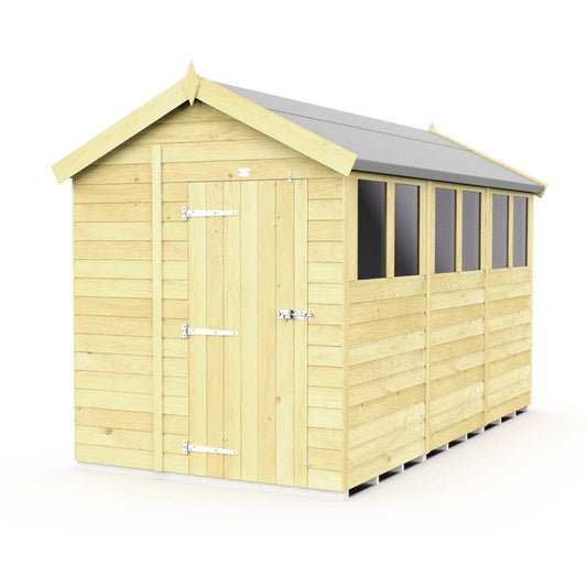 Flat Packed Apex Shed 6x12 - Willow Woodhouse