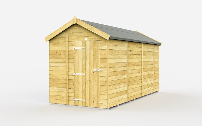 Flat Packed Apex Shed 6x13 - Willow Woodhouse