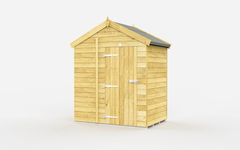 Flat Packed Apex Shed 6x4 - Willow Woodhouse