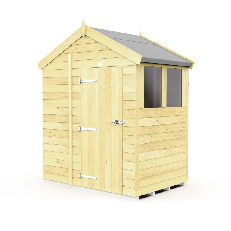 Flat Packed Apex Shed 6x4 - Willow Woodhouse