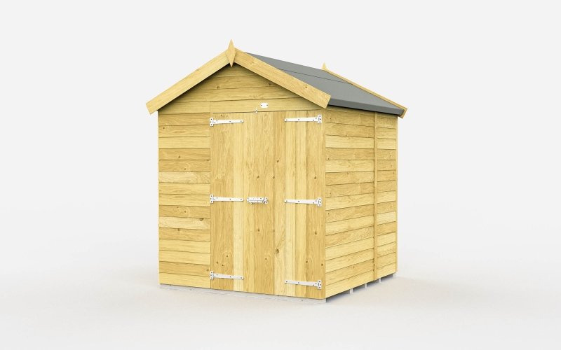 Flat Packed Apex Shed 6x5 - Willow Woodhouse