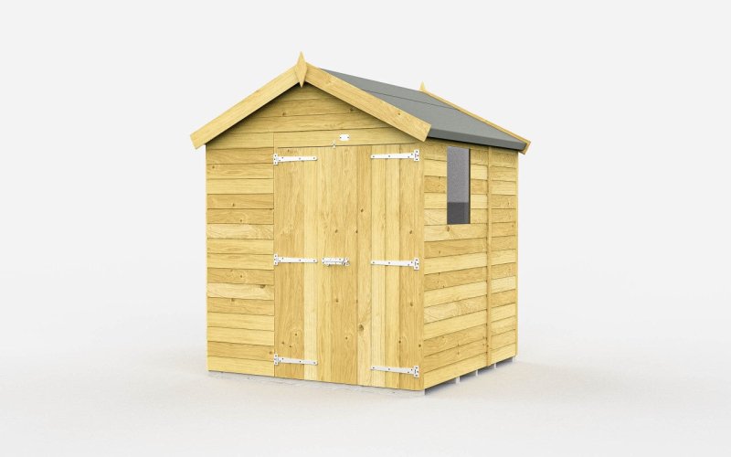 Flat Packed Apex Shed 6x5 - Willow Woodhouse