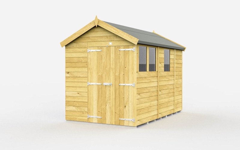 Flat Packed Apex Shed 6x9 - Willow Woodhouse