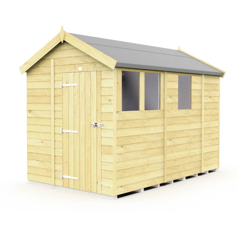 Flat Packed Apex Shed 6x9 - Willow Woodhouse