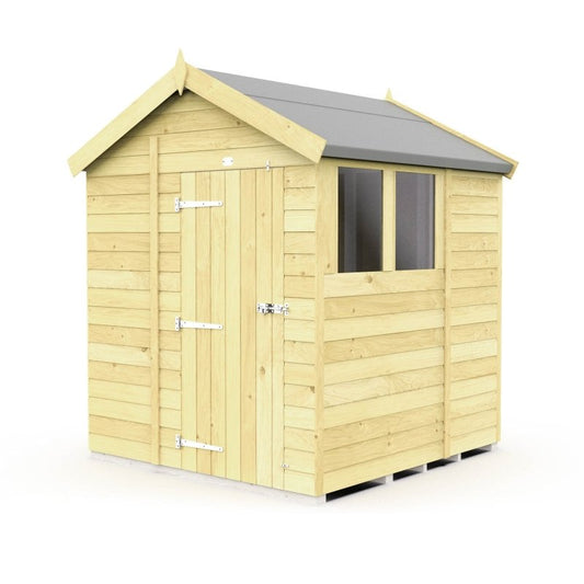 Flat Packed Apex Shed 7x6 - Willow Woodhouse