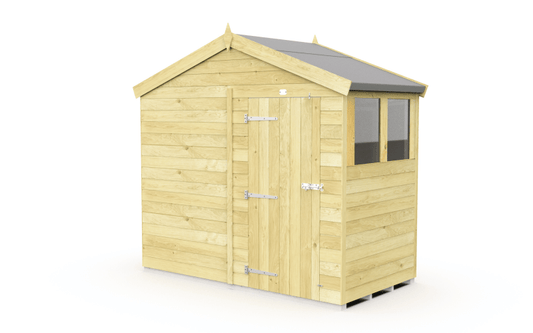 Flat Packed Apex Shed 8x4 - Willow Woodhouse