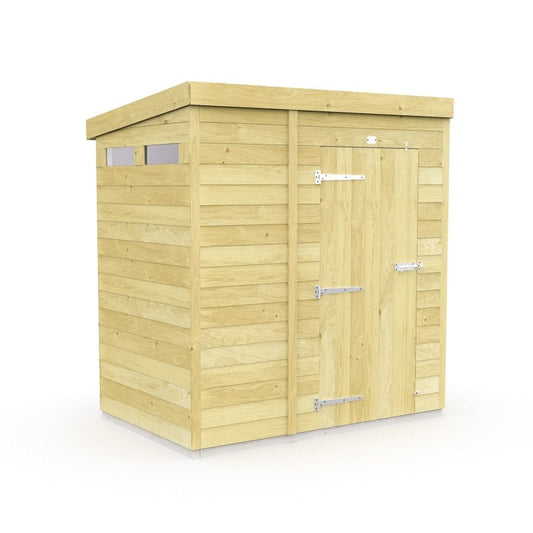 Flat Packed Pent Security Shed 7x4 - Willow Woodhouse