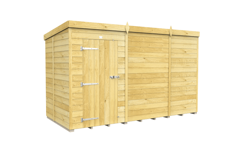 Flat Packed Pent Shed 11x5 - Willow Woodhouse