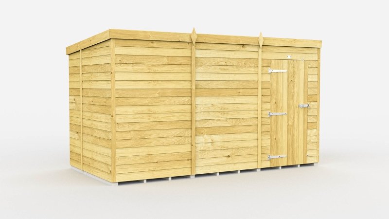 Flat Packed Pent Shed 11x7 - Willow Woodhouse