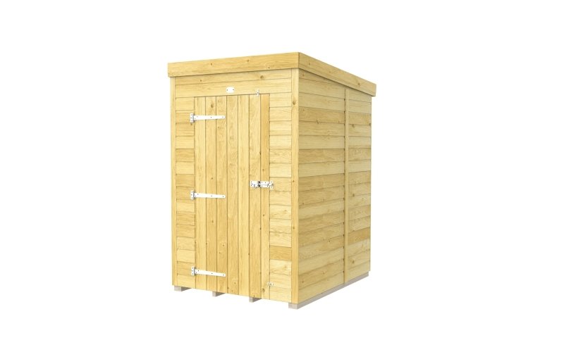 Flat Packed Pent Shed 4x5 - Willow Woodhouse