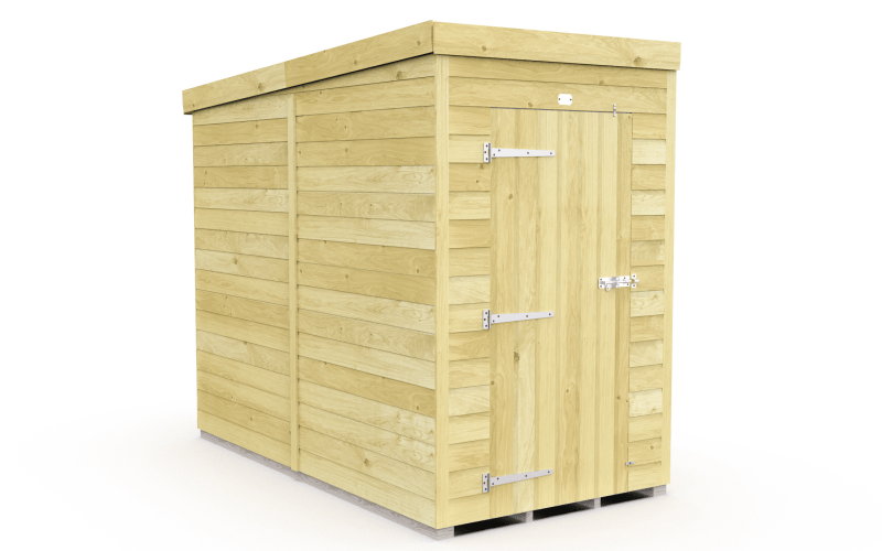 Flat Packed Pent Shed 4x8 - Willow Woodhouse