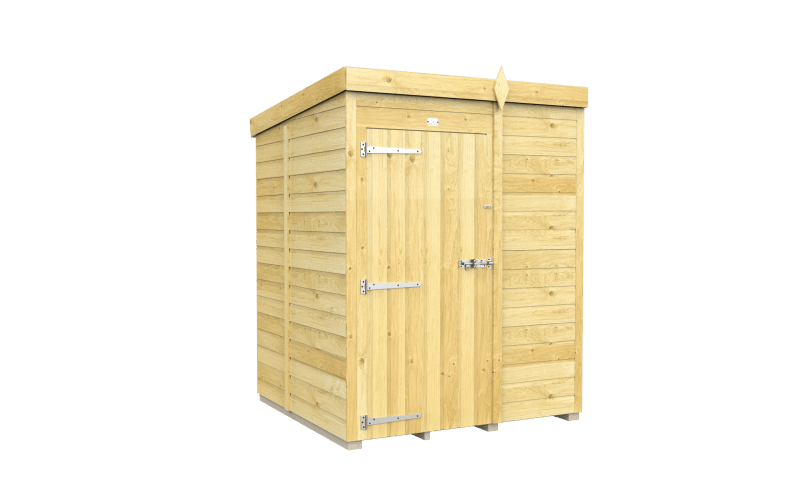 Flat Packed Pent Shed 5x5 - Willow Woodhouse