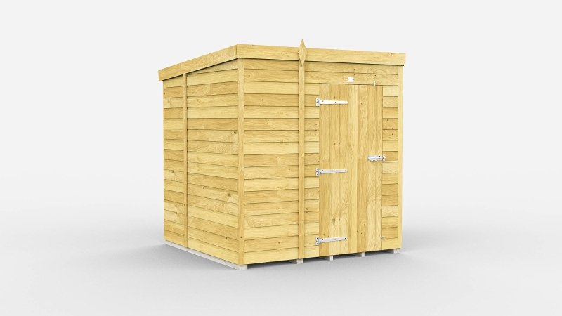 Flat Packed Pent Shed 5x7 - Willow Woodhouse