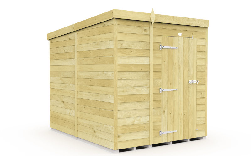 Flat Packed Pent Shed 5x8 - Willow Woodhouse