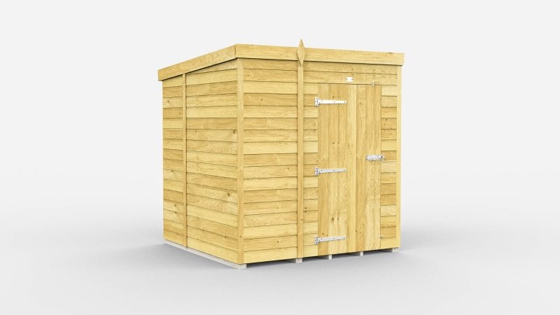 Flat Packed Pent Shed 6x6 - Willow Woodhouse