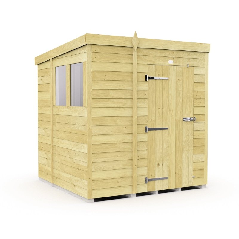 Flat Packed Pent Shed 6x6 - Willow Woodhouse