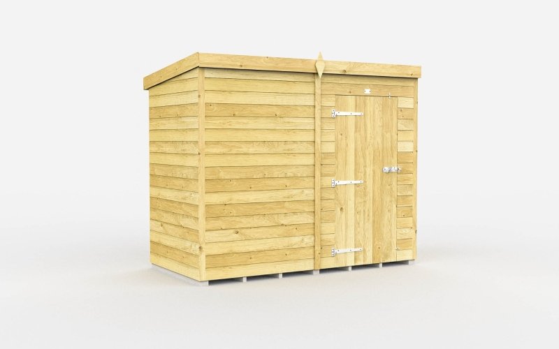 Flat Packed Pent Shed 7x4 - Willow Woodhouse