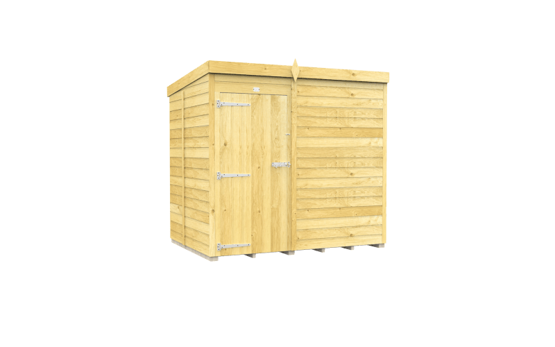 Flat Packed Pent Shed 7x5 - Willow Woodhouse