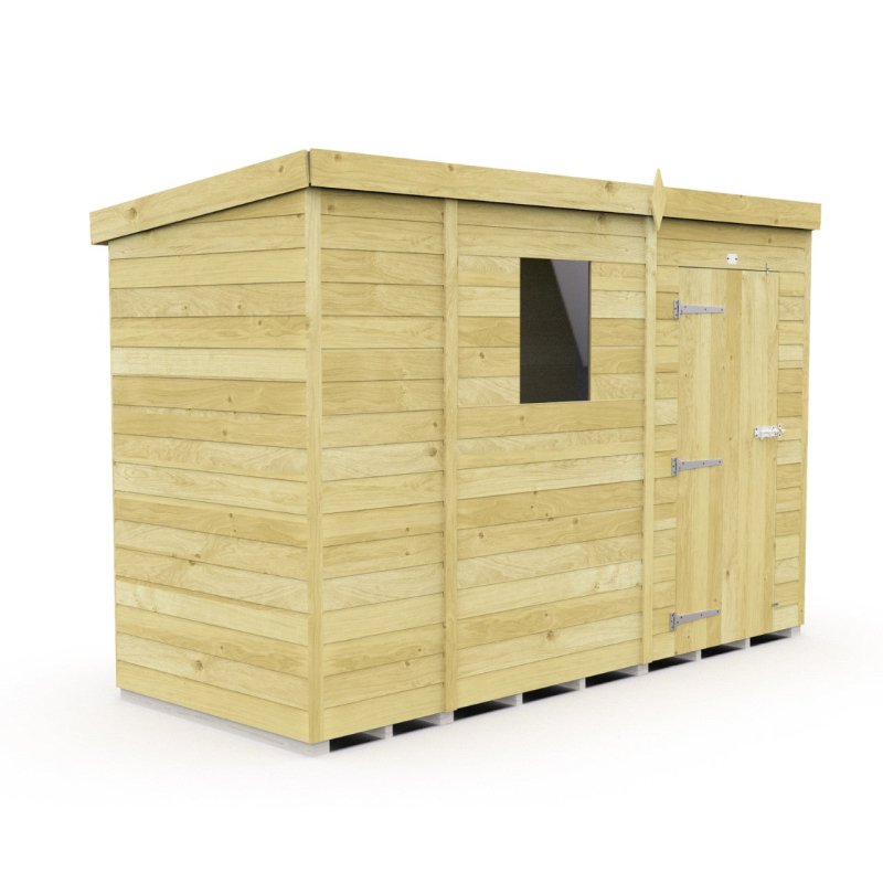 Flat Packed Pent Shed 9x4 - Willow Woodhouse