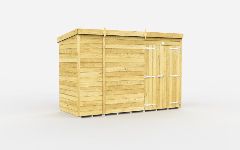 Flat Packed Pent Shed 9x4 - Willow Woodhouse