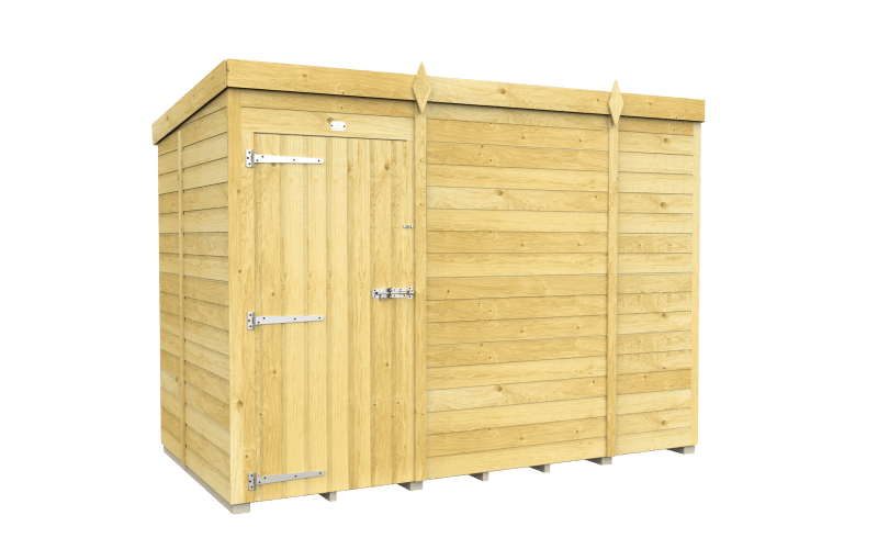 Flat Packed Pent Shed 9x5 - Willow Woodhouse