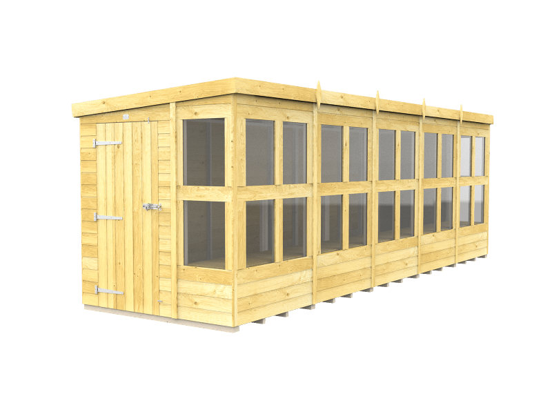 Pent Potting Shed 20x6 - Willow Woodhouse