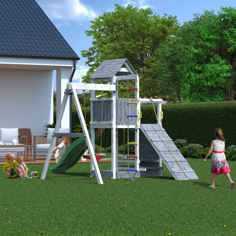 Shire Activer Grey & White Climbing Set - Willow Woodhouse