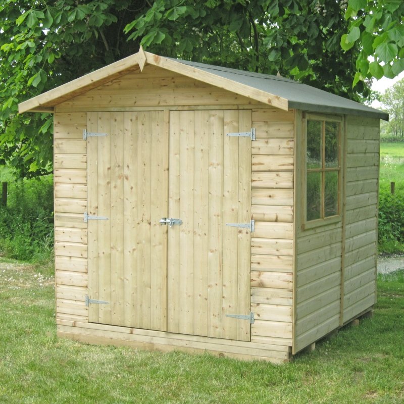 Shire Alderney PT Shiplap Shed 7x7 - Willow Woodhouse