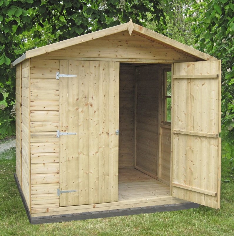 Shire Alderney PT Shiplap Shed 7x7 - Willow Woodhouse