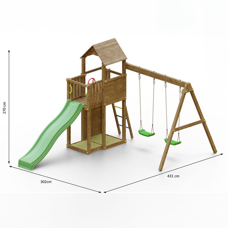 Shire Boomer Climbing Set - Willow Woodhouse