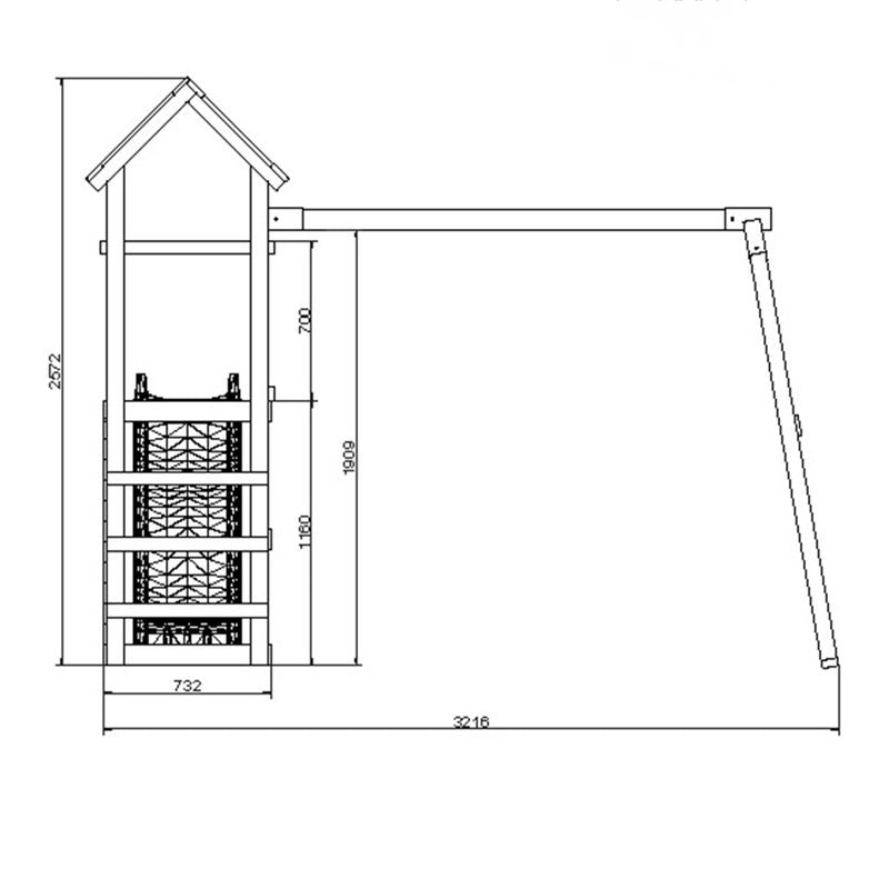 Shire Charly Climbing Set - Willow Woodhouse