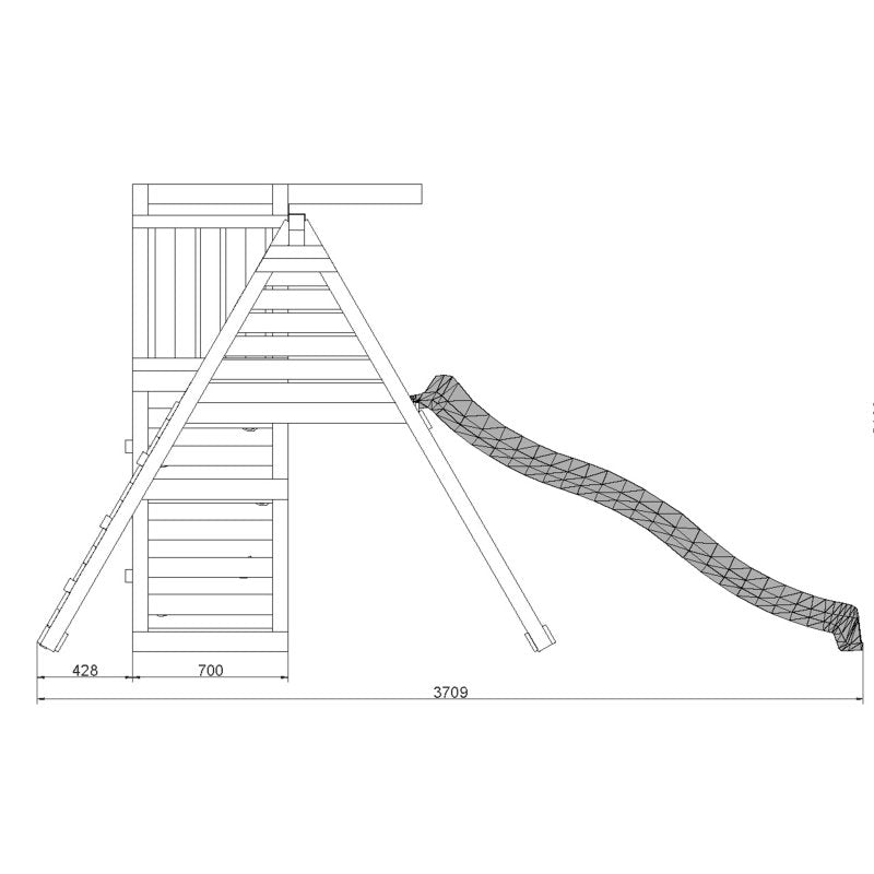 Shire Climber Swing Set - Willow Woodhouse