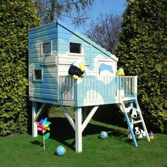 Shire Command Post + Platform Playhouse 6x4 - Willow Woodhouse