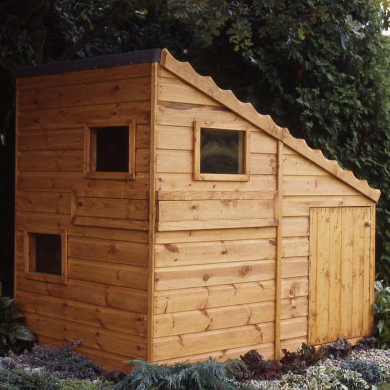 Shire Command Post Wooden Playhouse 6x4 - Willow Woodhouse