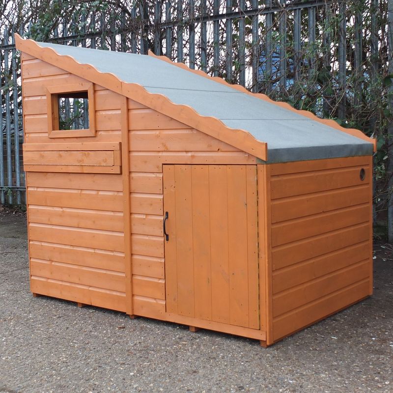 Shire Command Post Wooden Playhouse 6x4 - Willow Woodhouse