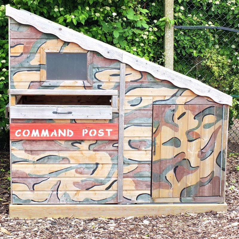 Shire Command Post Wooden Playhouse 6x4 - Willow Woodhouse